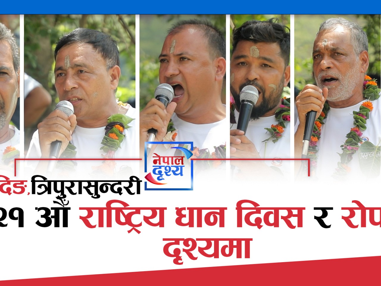धादिङ-२१ औँ राष्ट्रिय धान दिवस र रोपाइँ दिवस : कसले के भने ?